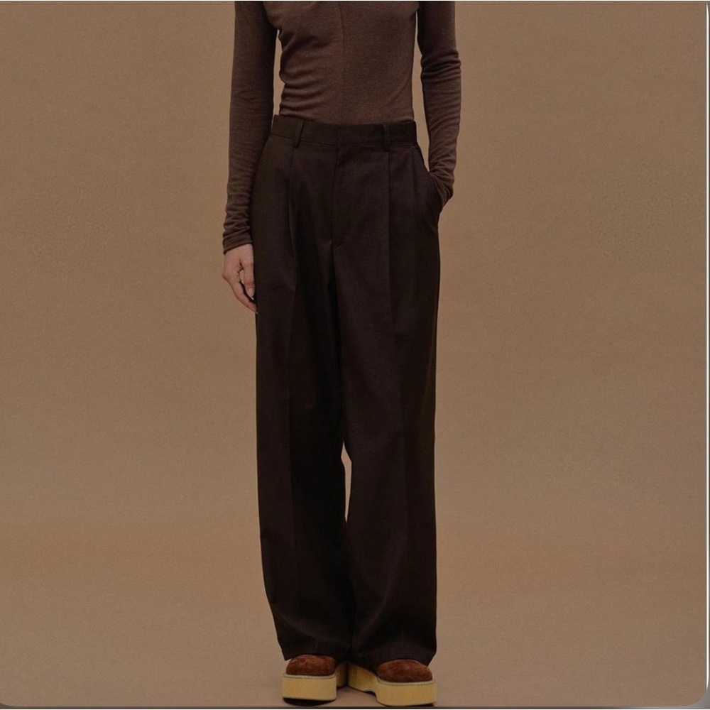 Source Unknown Traingle Pocket Brown Trousers Size S